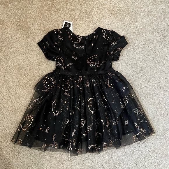 Formal Hello Kitty black and gold dress. Tulle. - Picture 2 of 3